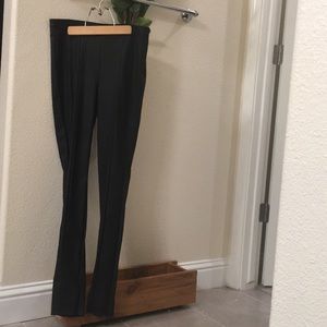 Black faux leather express pants NWT